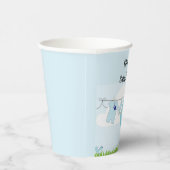 男の子の赤ちゃんシャワーまたは紙カップを明らかにする 紙コップ (右)