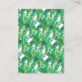 男の子の赤ちゃんシャワーを彼の道に少し野生の人 アドバイスカード (裏面)