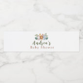 男の子の赤ちゃんシャワージャングルサファリウォーターボトルラベル ペットボトルラベル (シングルラベル)