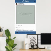 男の子の赤ちゃんシャワーパーティープロップフォトブースフレームデコール ポスター (ホームオフィス)