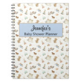 男の子の赤ちゃんシャワープランナー – 記念ヴィンテージおもちゃ ノートブック (正面)