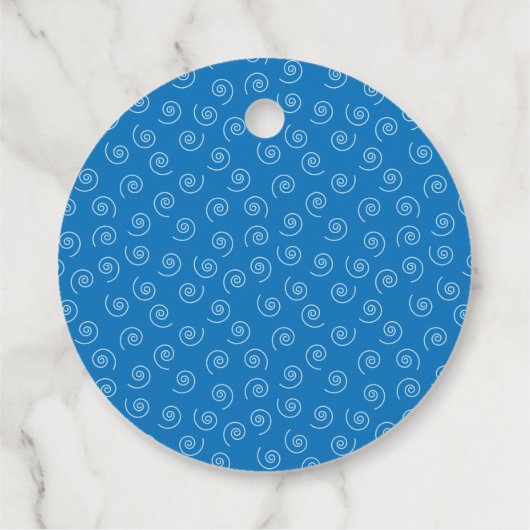 男の子の赤ちゃんシャワーメッセージカード フェイバータグ (裏面)