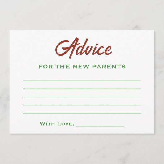 男の子の赤ちゃんシャワーレトロ夕日の恐竜を吠える アドバイスカード (正面)