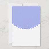 男の子の赤ちゃんシャワー招待状 招待状 (裏面)