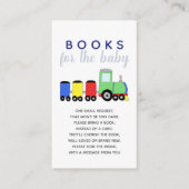 男の子の赤ちゃんシャワー旅行ベビー エンクロージャーカード (正面)