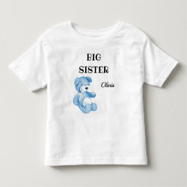 男の子の赤ちゃんシャワー衣可愛い姉2T～5-6T トドラーTシャツ