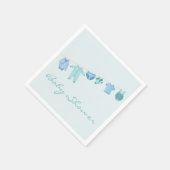 男の子の赤ちゃんシャワー スタンダードカクテルナプキン (角)