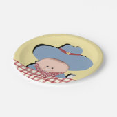 男の子の赤ちゃんシャワー ペーパープレート (アングル)