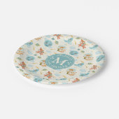 男の子の赤ちゃんシャワー ペーパープレート (アングル)