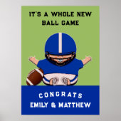 男の子の赤ちゃんシャワー ポスター (正面)