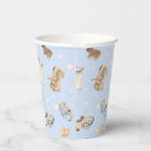 男の子の赤ちゃんシャワー、ヴィンテージおもちゃ青 紙コップ (右)