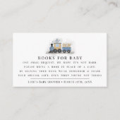 男の子の赤ちゃんシャワー|男の子 |列車 エンクロージャーカード (正面)