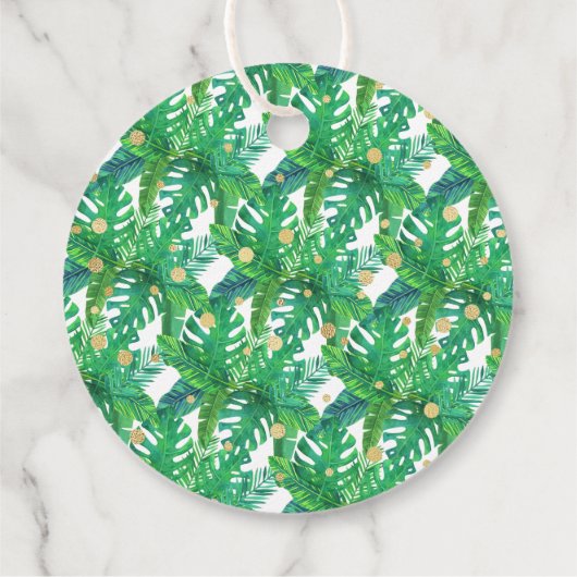 男の子の赤ちゃんシャワーFに向かう小さな野生の人 フェイバータグ (裏面)