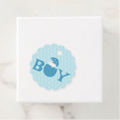 男の子の赤ちゃん性別発表パーティー フェイバータグ (インサイチュ)