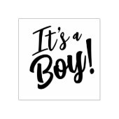 男の子の赤ん坊のシャワー ラバースタンプ (インプリント)