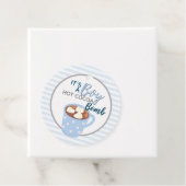 男の子の赤ん坊のシャワー |熱いココア爆弾 フェイバータグ (インサイチュ)