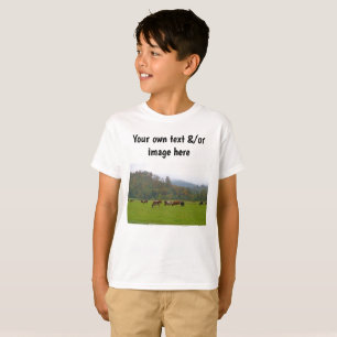 男の子の農場または自分の言葉、イメージ Tシャツ