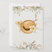 男の子の農村ファームカントリー赤ちゃんシャワー招待状 招待状 (裏面)