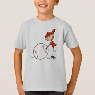 男の子の野球はカスタマイズ Tシャツ