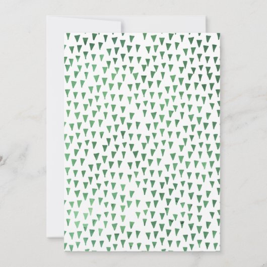 男の子の野生の1匹のサファリのベビーシャワーの招待状 招待状 (裏面)