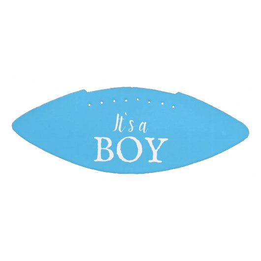 男の子の青い男の赤ちゃんの赤ちゃんシャワー性別が明らかになる アメリカンフットボール (パネル)