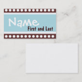 男の子の青および子供へブラウンのテレホンカード コーリングカード (正面/裏面)