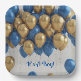 男の子の風船だ ペーパープレート