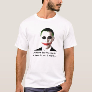 男の子の驚異からのジョーカーへのオバマのジョーカー、の… Tシャツ