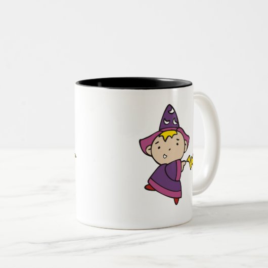 男の子の魔法使い ツートーンマグカップ (正面右)
