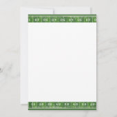 男の子の1歳誕生日サッカーパーティー招待状 編集可能 招待状 (裏面)