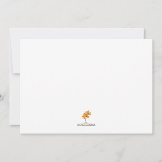 男の子の《キリスト教》洗礼式や命名式の招待状 招待状 (裏面)