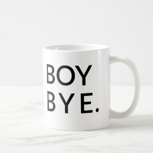 男の子のBYEのマグ コーヒーマグカップ