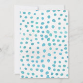 男の子のO-Fish_Allyの水彩画の誕生日の招待状 招待状 (裏面)