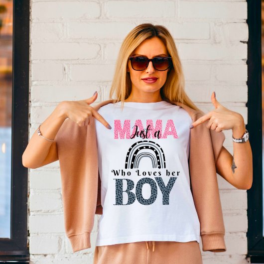 男の子のTシャツが大好きなママ Tシャツ