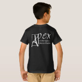 男の子のTシャツ(黒) Tシャツ (裏面フル)