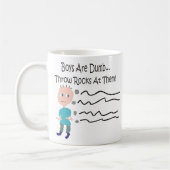 男の子はです物の言えない"それらの投球石!"の マグ (左)