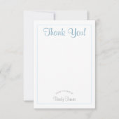 男の子はサンキューカードベビーシャワーの泡立ちます サンキューカード (正面)