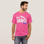 男の子はバレエダンサーの男の男性へ子を踊る Tシャツ (正面フル)