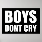 男の子は泣かない ポスター (正面)