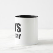 男の子は泣かない マグカップ (中央)