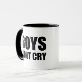 男の子は泣かない マグカップ (正面左)