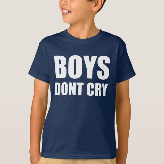 男の子は泣かない Tシャツ (正面)