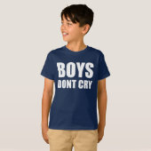 男の子は泣かない Tシャツ (正面フル)