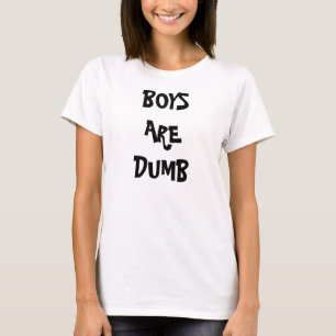 男の子は物の言えないです Tシャツ