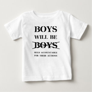 男の子は男の子になる（呪い自由） ベビーTシャツ
