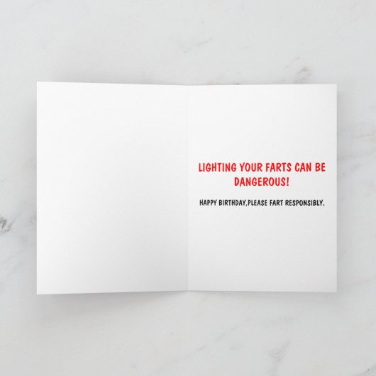 男の子は男の子の誕生日 カード (内部)