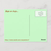 男の子は男の子… ポストカード (裏面)