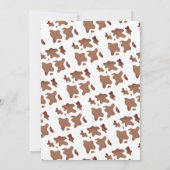 男の子は私の最初のロデオ・カウボーイの2番目の誕生日 招待状 (裏面)