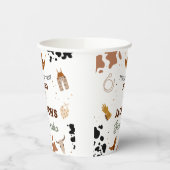 男の子は私の最初のロデオ・カウボーイの2番目の誕生日 紙コップ (左)