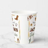 男の子は私の最初のロデオ・カウボーイの2番目の誕生日 紙コップ (右)